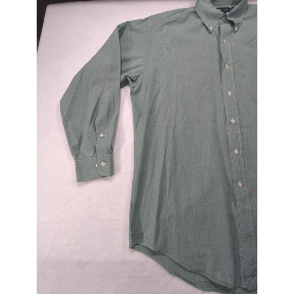 Polo Ralph Lauren Men's Yarmouth Cotton Pony Pocket Shirt Green Squares 15.5 34 - Picture 2 of 9